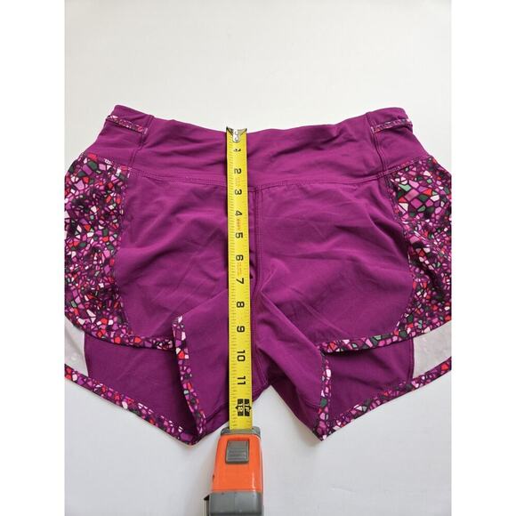 Lululemon Real Quick Short Regal Plum / Paradise size 6 Lined Pockets Clean - Picture 7 of 10